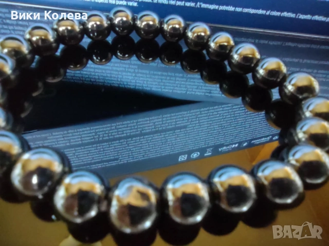 Магнитна Гривна от Елегантни Мъниста - Стилен Аксесоар със Заземяваща Енергия!, снимка 4 - Гривни - 52809432