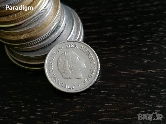 Монета - Холандия - 25 цента | 1950г., снимка 2 - Нумизматика и бонистика - 29264546
