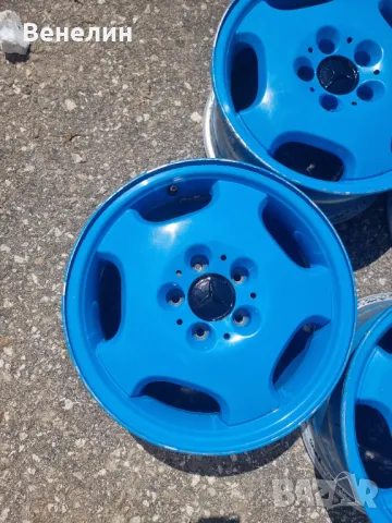4бр.Алуминиеви джанти за МЕРЦЕДЕС 200,Е230,Е250, 5х112х16цола,7j ET37.Внос от Германия. , снимка 7 - Гуми и джанти - 50300574