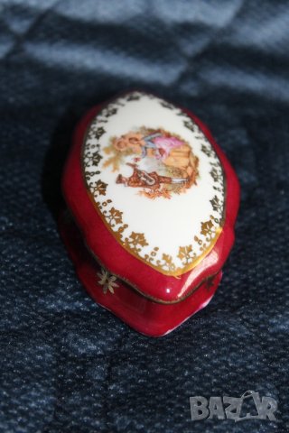 колекционерска порцеланова кутийка limoges, снимка 7 - Антикварни и старинни предмети - 42882216