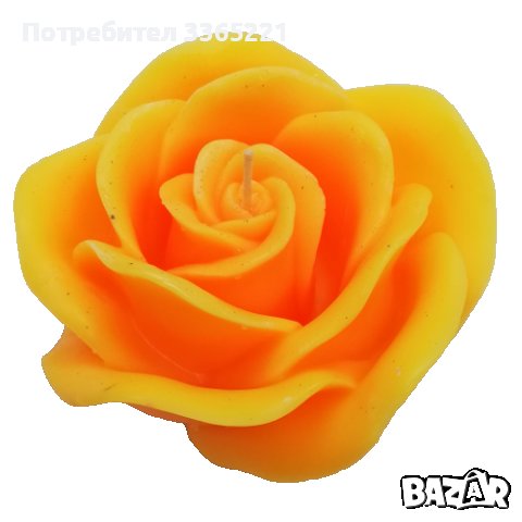 свещ  с аромат роза , снимка 3 - Други - 37939713