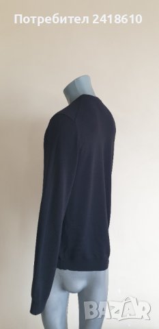 Hugo Boss HUGO San Paolo 3 Extrafine Merino Mens Size 50/L НОВО! ОРИГИНАЛ! Мъжки тънък Вълнен !, снимка 4 - Пуловери - 44368404