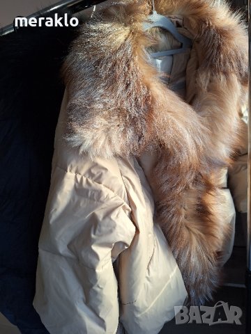 НАМАЛЕНИЕ Каки, луксозно яке с гъши пух и лисица, снимка 3 - Якета - 42840104
