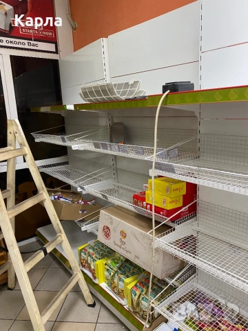 Стелажи и дървени рафтове за магазин, снимка 4 - Стелажи и щандове - 53279630