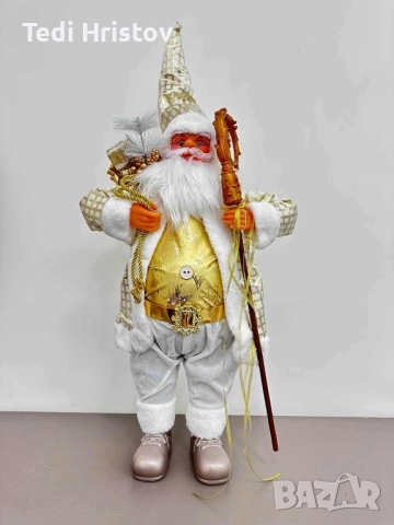 Златният Дядо Коледа – мигновено празнично настроение у дома!, снимка 2 - Декорация за дома - 52529780
