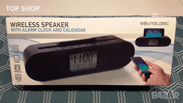 Блутуут говорител с часовник, календар и термометър Soundlogic