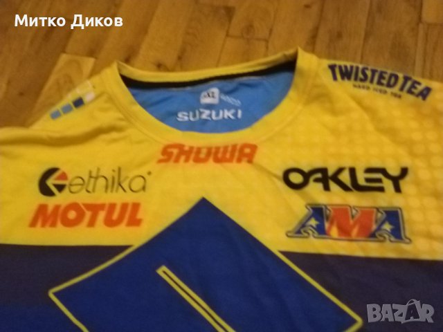 Suzuki akrapovic Thor маркова тениска мотори размер реален ХХЛ, снимка 5 - Други спортове - 42792594