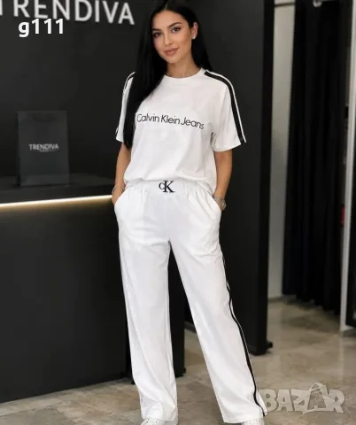Висок клас Екип Calvin Klein Бяло, снимка 4 - Спортни екипи - 53916189