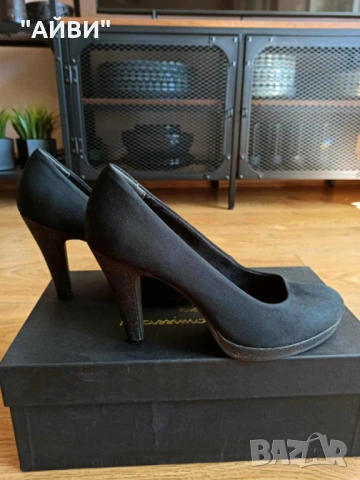 Дамски маркови обувки Marco Tozzi, снимка 5 - Дамски обувки на ток - 53091151