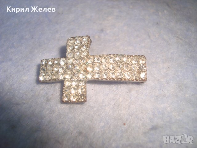 ПОСРЕБРЕНО КРИСТАЛНО МЕДНО СТАРО АРТ КРЪСТЧЕ за ГРИВНА КОЛИЕ 85831, снимка 9 - Други - 36903599