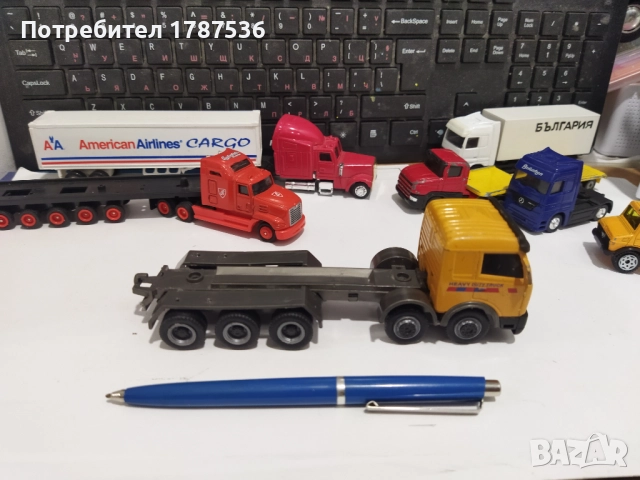 Малки камиончета 1/87м. И колички към 1/65м., снимка 6 - Колекции - 52346030