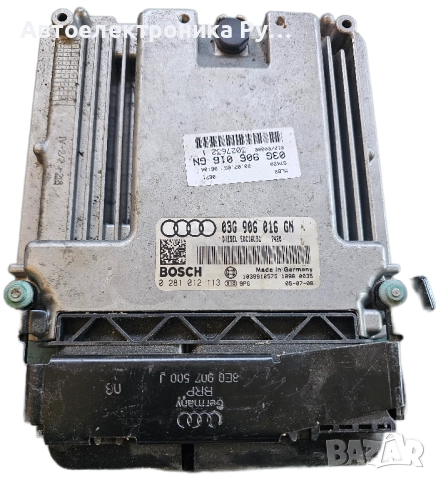 компютър AUDI A4 2.0 TDI BOSCH 0 281 012 113, 0281012113, 03G 906 016 GN, 03G906016GN, EDC16U31