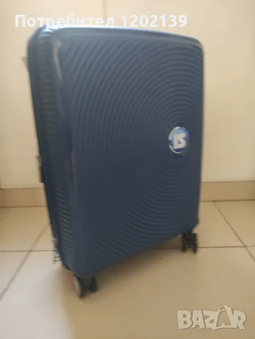 Куфар American Tourister Soundbox Spinner 55/20 TSA EXP – Midnight (Моделът на Роналдо), снимка 5 - Куфари - 55727702