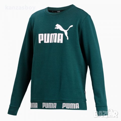 PUMA Amplified Crew - страхотна мъжка блуза КАТО НОВА, снимка 2 - Спортни дрехи, екипи - 35626255