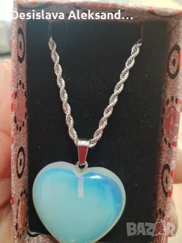 Колие със опалит , снимка 3 - Колиета, медальони, синджири - 49876787