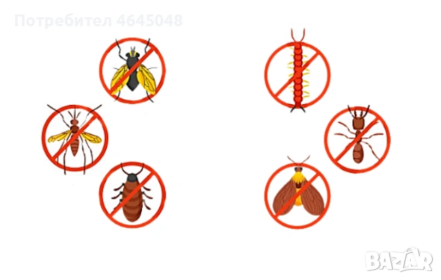 Унищожаване на кърлежи , хлебарки и всякакъв вид насекоми- Топ цени!, снимка 2 - Други услуги - 54096233