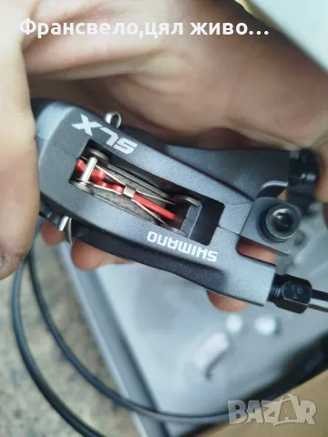 Задна хидравлична спирачка за велосипед колело Shimano deore slx bl m 665, снимка 3 - Части за велосипеди - 47608376