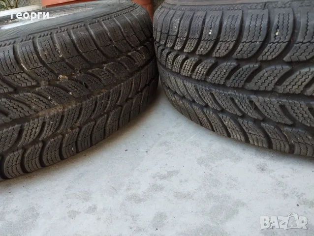 Стоманени джанти с гуми 14" 4х100, снимка 2 - Гуми и джанти - 55728975