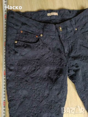 F.point, дънки релефна дантела, еластични, снимка 2 - Дънки - 39723953