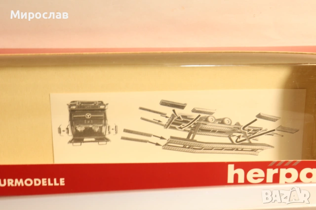 HERPA H0 1/87 MAN АВТОВОЗ KАМИОН МОДЕЛ КОЛИЧКА TIR, снимка 8 - Колекции - 53307314