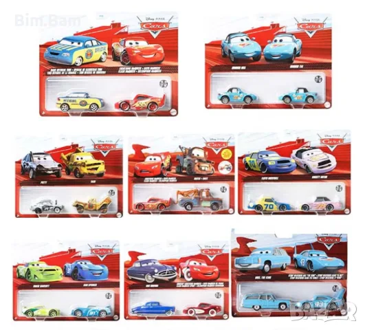 Колички Cars - Карс / Колите - комплекти, снимка 5 - Коли, камиони, мотори, писти - 56342183