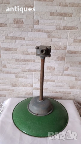 Стара емайлирана индустриална лампа - завод Светлина, снимка 7 - Антикварни и старинни предмети - 53017427