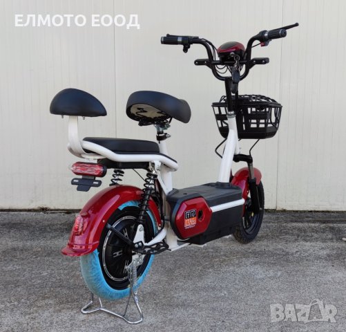 Електрически скутер модел В12 в цвят бордо , снимка 8 - Мотоциклети и мототехника - 42209155