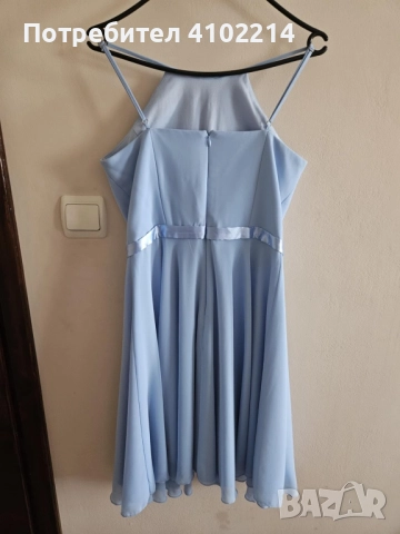 Светло синя официална рокля, снимка 2 - Рокли - 52221232