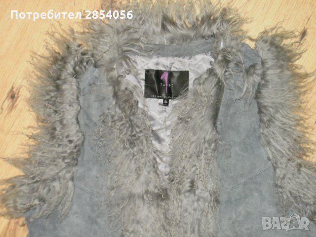 дамски, елеци естествен велур и косъм М и L/XL, снимка 4 - Елеци - 31851762