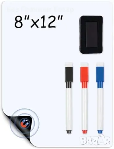 Нова Многофункционална магнитна дъска за бележки задачи хладилник A4