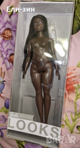 закръглена, колекционерска кукла Барби Лукс Симонheadswaped Barbie Looks Simone , снимка 6 - Кукли - 42721626