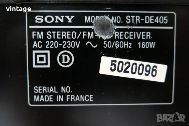 Sony STR-DE405 Audio Video Receiver, снимка 9 - Ресийвъри, усилватели, смесителни пултове - 56413506