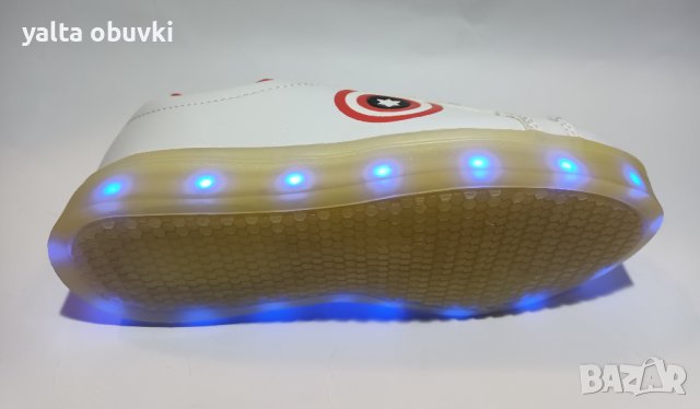 Детски светещи маратонки LB-701 с USB зарядно, снимка 10 - Детски маратонки - 44444939
