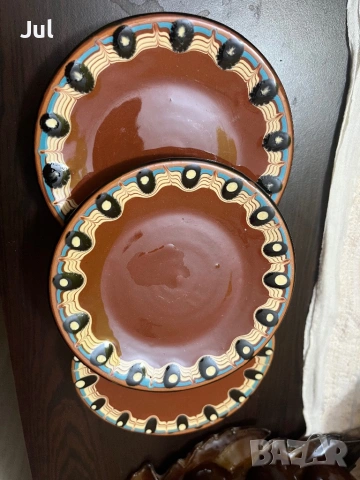Керамични съдове с троянска шарка, снимка 16 - Антикварни и старинни предмети - 53929575