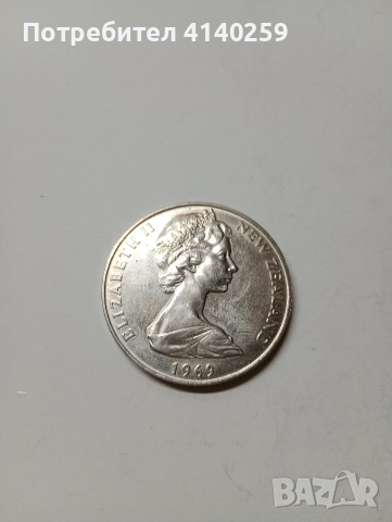 НОВА ЗЕЛАНДИЯ МОНЕТА 1 ДОЛАР 1969 Г 