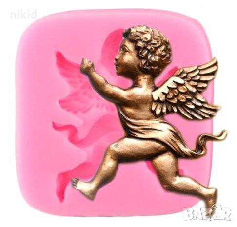 Ангелче ангел Купидон силиконов молд форма за декорация торта фондан шоколад и др