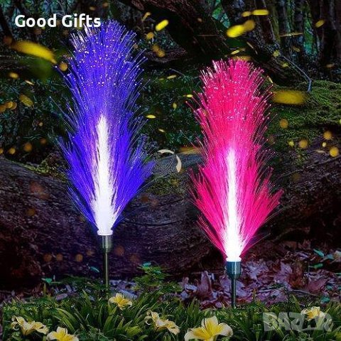 Промо комплект LED Соларна лампа Перо със 7 цвята, снимка 2 - Соларни лампи - 40670346