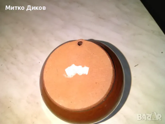 Керамична топка гърне за свещ или друго рядка от соца Н-80мм фи 105мм, снимка 5 - Антикварни и старинни предмети - 48543968