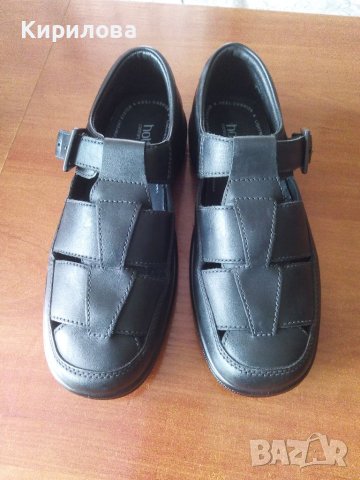 Чисто нови мъжки английски сандали от естествена кожа  "HOTTER". Цена 75лв., снимка 1 - Мъжки сандали - 40698925