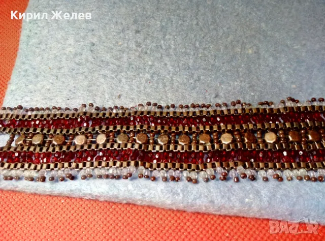 МЪНИСТЕНА ВИНТИДЖ ГРИВНА КРАСИВА РЪЧНА АРТ ИЗРАБОТКА 47334, снимка 7 - Гривни - 47315965