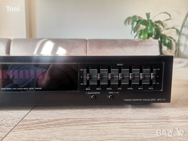  Еквалайзер Sony seq-411, снимка 4 - Еквалайзери - 54042807