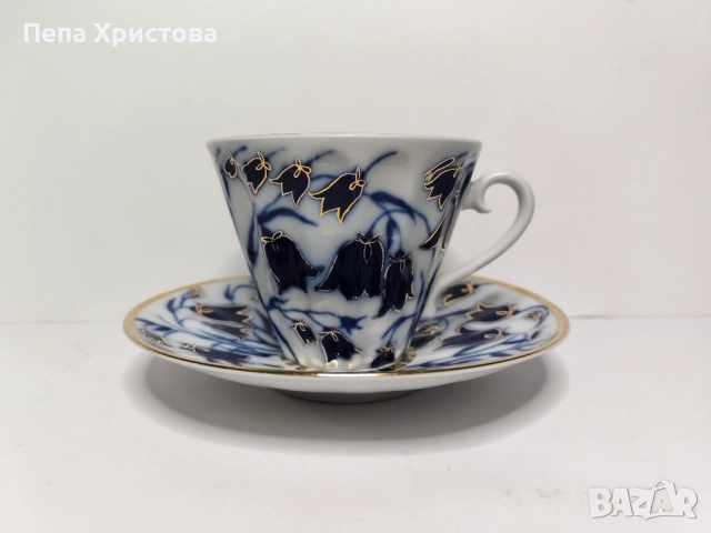 Чаша за чай от съветски порцелан ЛФЗ