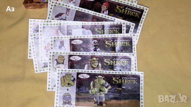 Пълна Киндер серия Шрек Kinder Shrek , снимка 3 - Колекции - 44329093