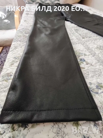 Мъжки панталон от естествена кожа, снимка 4 - Панталони - 53148834