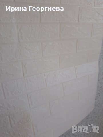 Бели тапети пана тухли , снимка 1 - Декорация за дома - 42570990