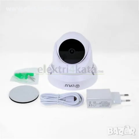 Куполна камера за видеонаблюдение LYLU 2406 V380Pro – 5MP IP WiFi, снимка 5 - IP камери - 49275280