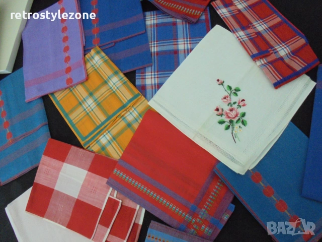 № 8583 Комплект от 14 броя стари кърпички 