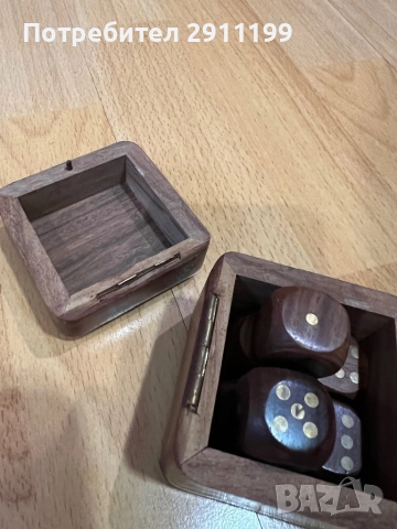 Дървени зарове, 6 бр., снимка 6 - Други игри - 48487700