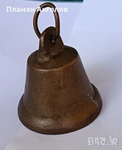 Стара бронзова камбанка, звънче, хлопка, снимка 3 - Други ценни предмети - 50941847