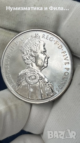 Монета 5 паунда 2012 година, снимка 2 - Нумизматика и бонистика - 52821447